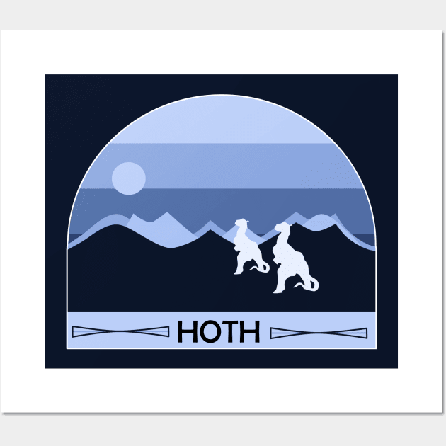 Hoth Wall Art by Sci-Emily